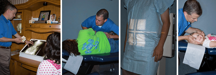 huntsville-combou Chiropractor Huntsville AL David A. Land adjusting patients